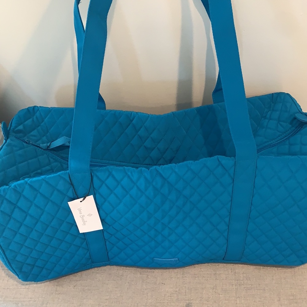 NWT Vera Bradley large traveler duffel Bahama bay - Picture 3 of 10
